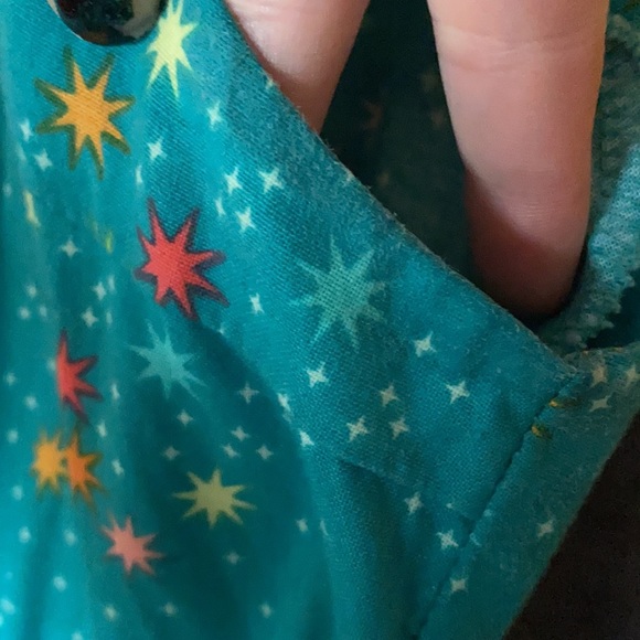 Heart of Haute Maxine Dress in Teal Magic Stars - Picture 5 of 5